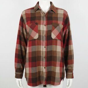 John Blair Men's plaid Flannel  button-up shirt extra large Tall